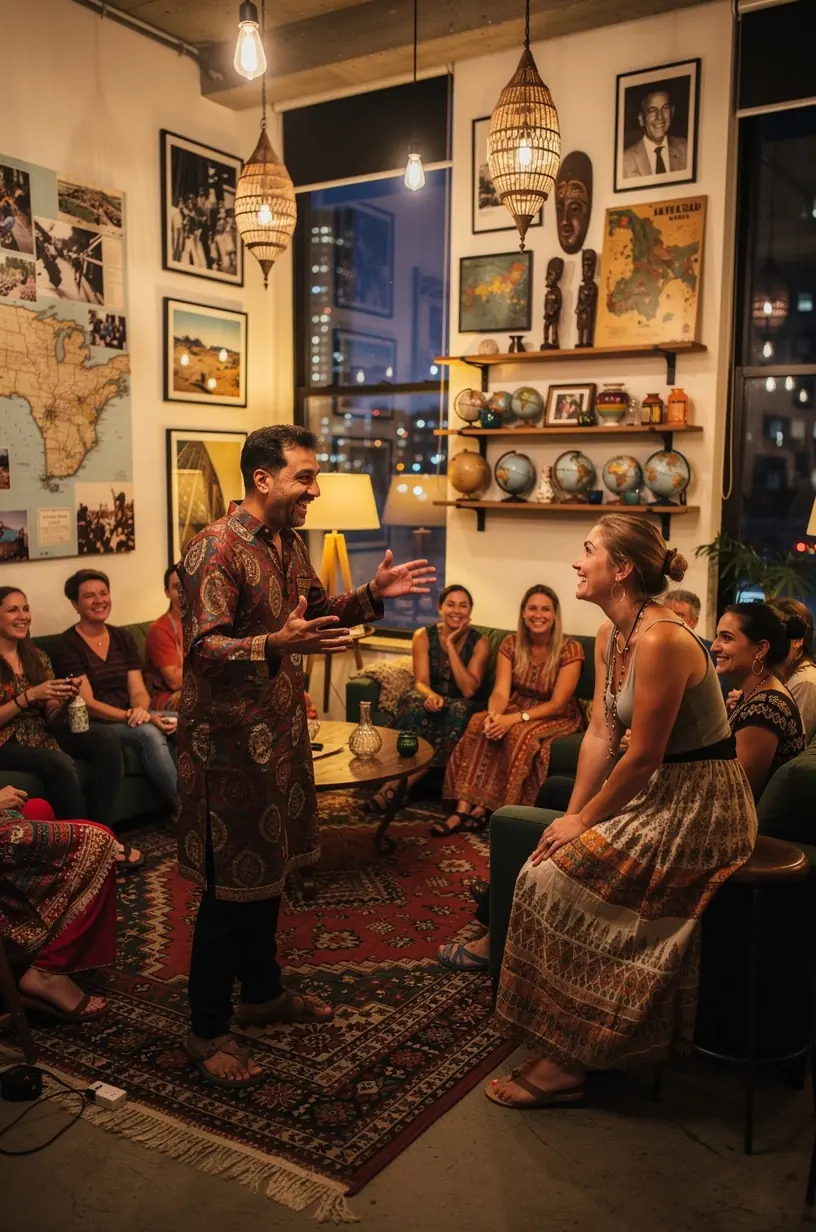 Travel buddies enhancing shared experiences in group trips